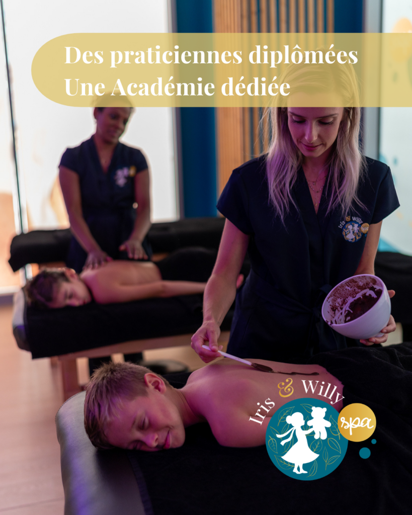 Formation massage enfant Académie Iris & Willy SPA